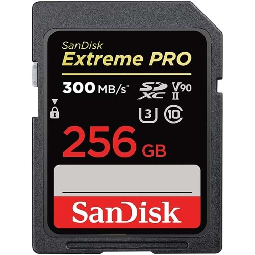Sandisk SDSDXDM-256G-GN4IN 256GB Extreme Pro SDXC UHS-II V90 300MB/s SD Card