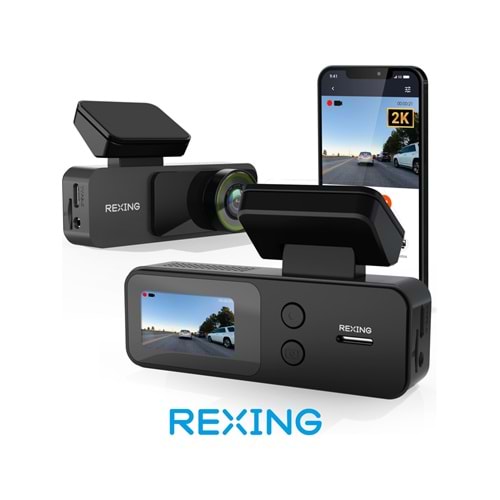 REXING V1 LITE 2K WIFI ARAC KameraSI + 32GB SD KAR