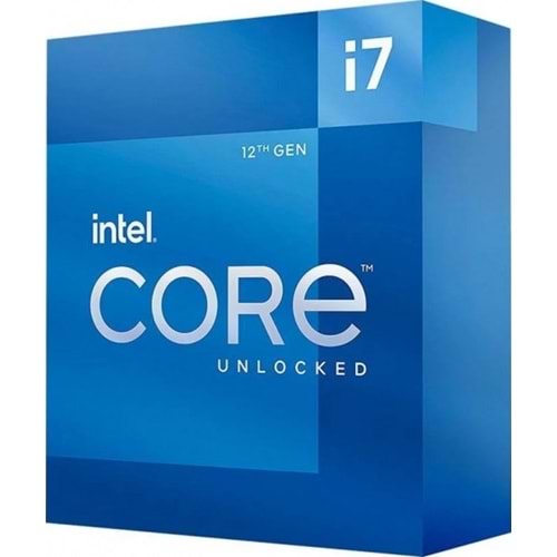 Intel Core i7-12700KF 5GHz 12 Çekirdek 25MB LGA1700 10nm İşlemci Box