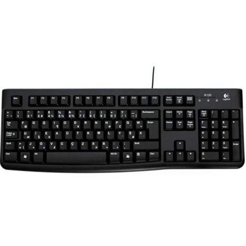 Logitech K120 Kablolu Klavye TR F 920-004163