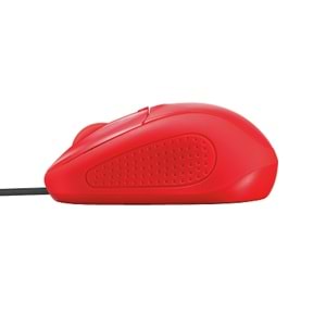 TRUST Kablolu USB Optik Compact Kırmızı Mouse 21793