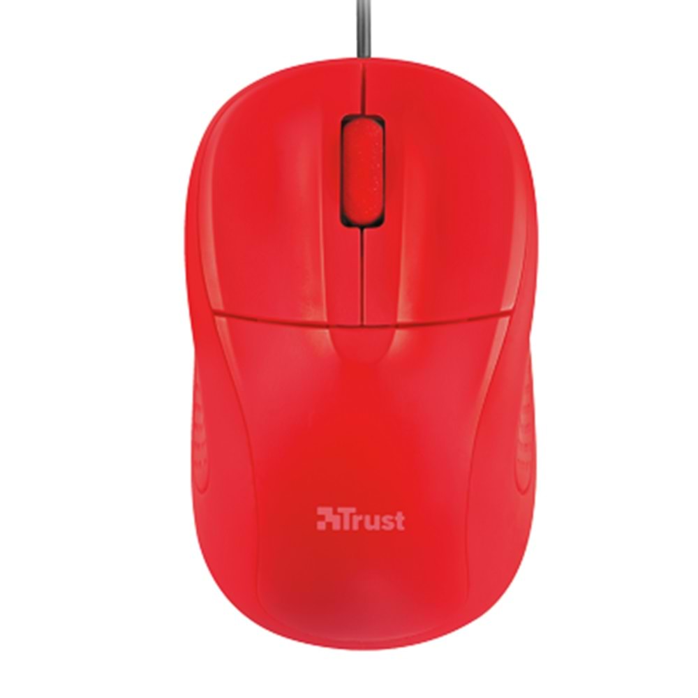 TRUST Kablolu USB Optik Compact Kırmızı Mouse 21793