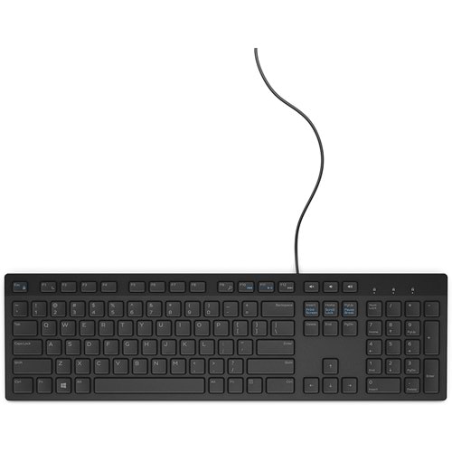 Dell Multimedia Klavye KB216 US International QWERTY Siyah 580-ADHK