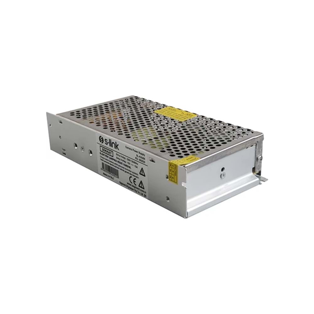 S-Link SL-KA200 12V 15A 195W Metal Kamera Güç Kaynağı