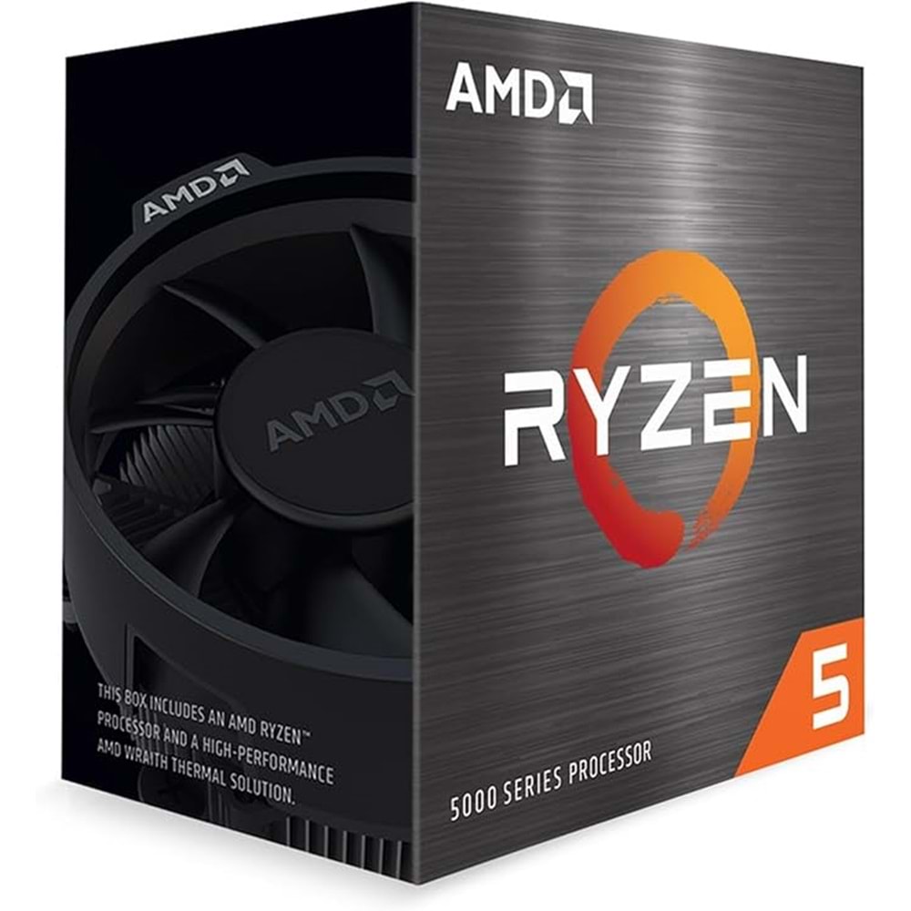 AMD RYZEN 5 5600X 3.7/4.6GHz 35MB 65W AM4 MPK Fanlı, Kutusuz