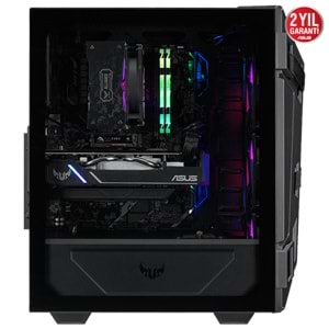 Asus TUF GAMING GT301 RGB Tempered Glass USB 3.2 Mid Tower Kasa PSU Yok