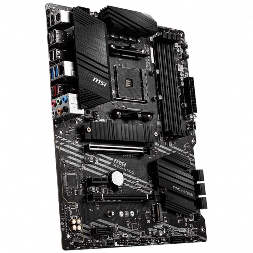Msi B550-A PRO B550 DDR4 M.2 USB 3.2 DP/HDMI PCI4.0 AM4 Anakart