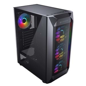 Cougar MX410 MESH-G RGB 4x120mm ARGB Gaming Kasa 650W 80+ CGR-5VM6B-MESH-G-RGB