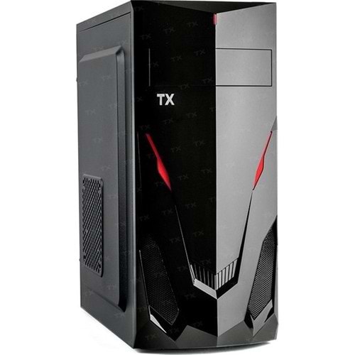 TX K3 300W USB 2.0 Piano Siyah ATX TXCHK3P300