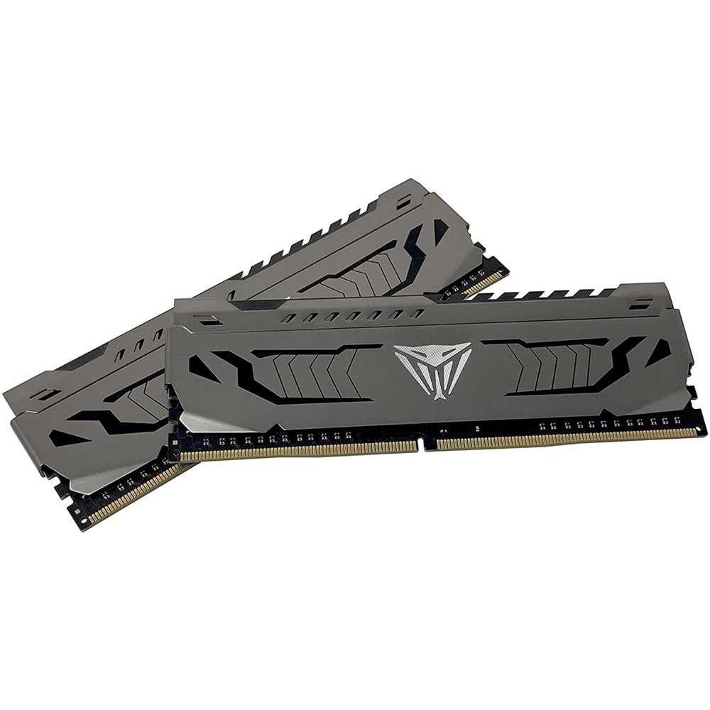 Patriot 16GB (8GBx2) 3200MHz DDR4 DUAL VIPER STEEL BLACK Gaming Masaüstü Ram PVS416G320C6K