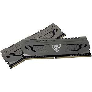 Patriot 16GB (8GBx2) 3200MHz DDR4 DUAL VIPER STEEL BLACK Gaming Masaüstü Ram PVS416G320C6K