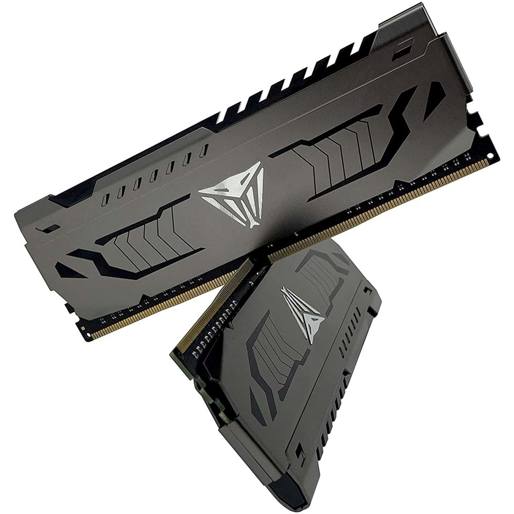 Patriot 16GB (8GBx2) 3200MHz DDR4 DUAL VIPER STEEL BLACK Gaming Masaüstü Ram PVS416G320C6K