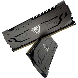 Patriot 16GB (8GBx2) 3200MHz DDR4 DUAL VIPER STEEL BLACK Gaming Masaüstü Ram PVS416G320C6K