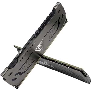 Patriot 16GB (8GBx2) 3200MHz DDR4 DUAL VIPER STEEL BLACK Gaming Masaüstü Ram PVS416G320C6K