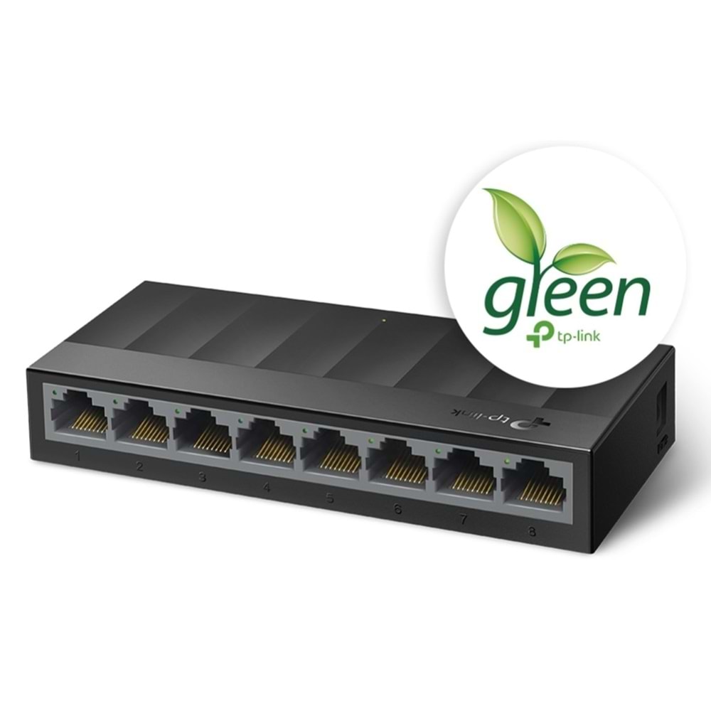 TP-Link LS1008G 8 Port 10/100/1000Mbps Desktop Switch