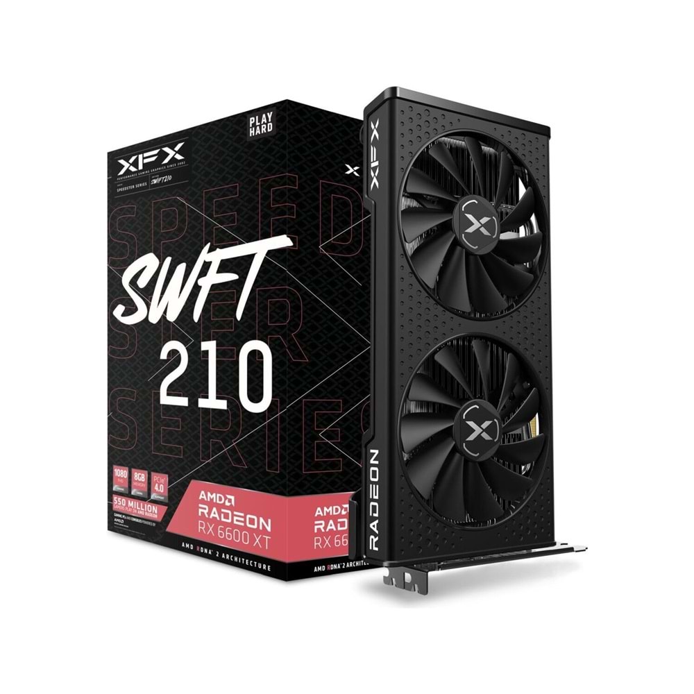 XFX RX-66XT8DFDQ RX 6600 XT 8GB 128Bit GDDR6 PCI4.0 Ekran Kartı