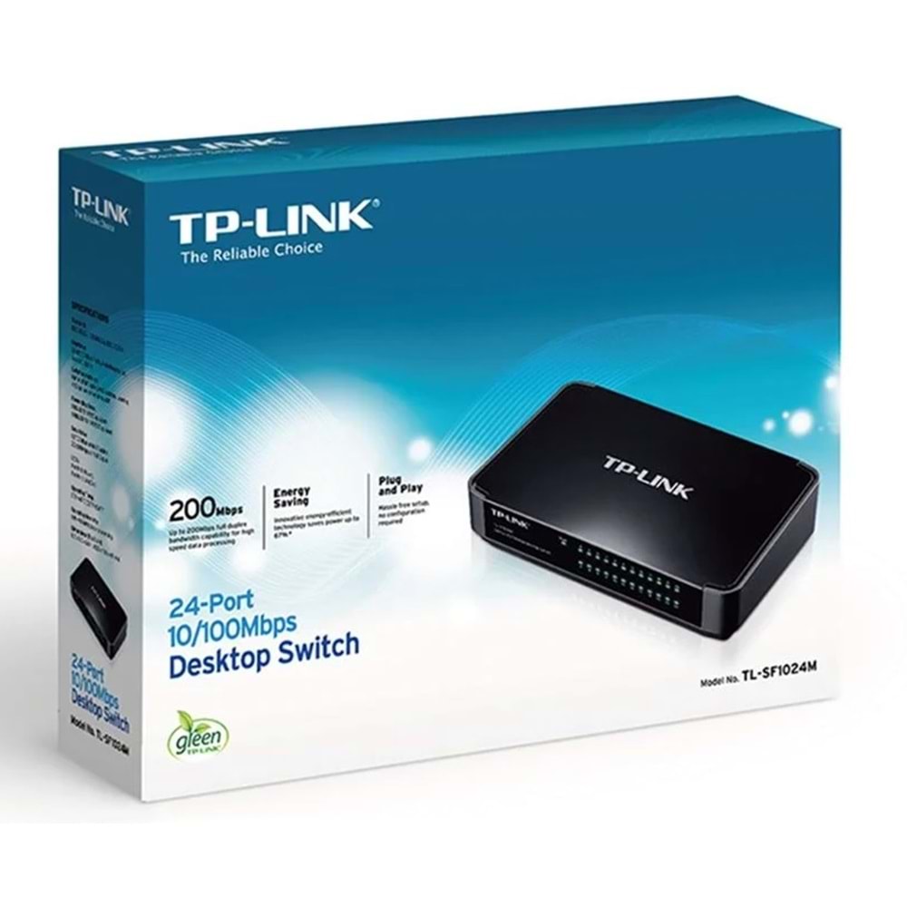TP-Link TL-SF1024M 24-Port 10/100Mbps Masaüstü Switch