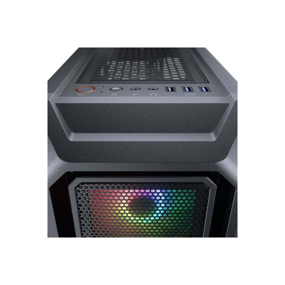Cougar MX440 Mesh RGB Mid Tower Kasa VTE X2 750W 80 Bronze CGR-56C1B-MESH-RGB-C