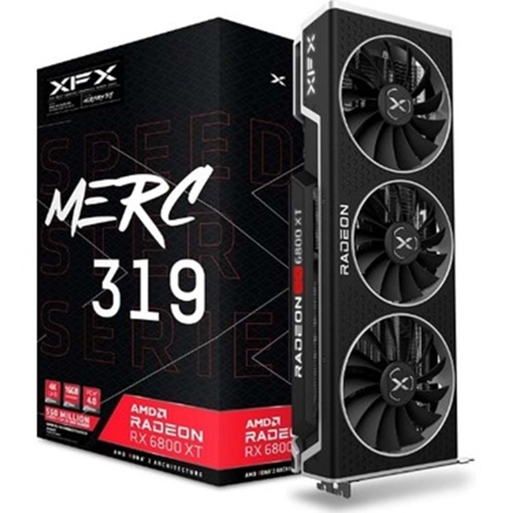 XFX RX 68XLALFD9 RX 6800 16GB 256Bit GDDR6 DP/HDMI PCI 4.0 Ekran Kartı