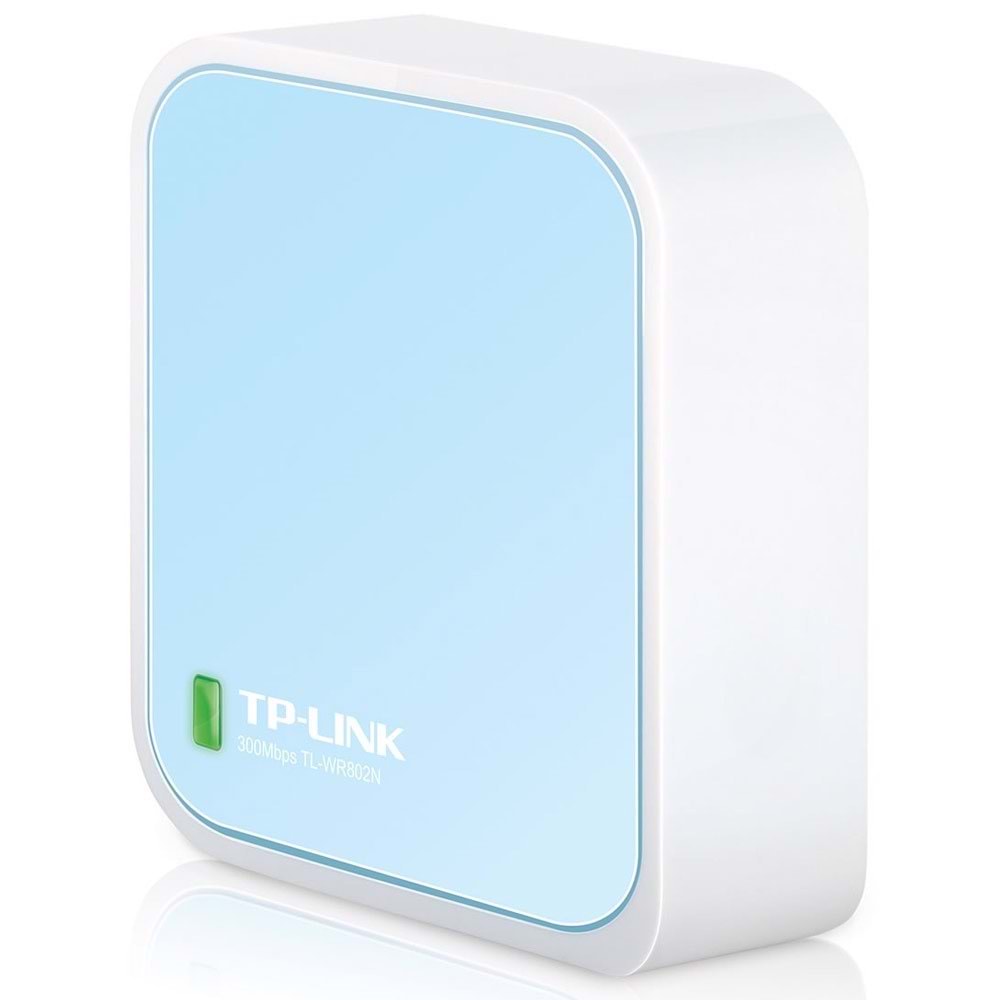 TP-Link TL-WR802N 300MBPS 1port 2.4ghz Indoor Nano Router