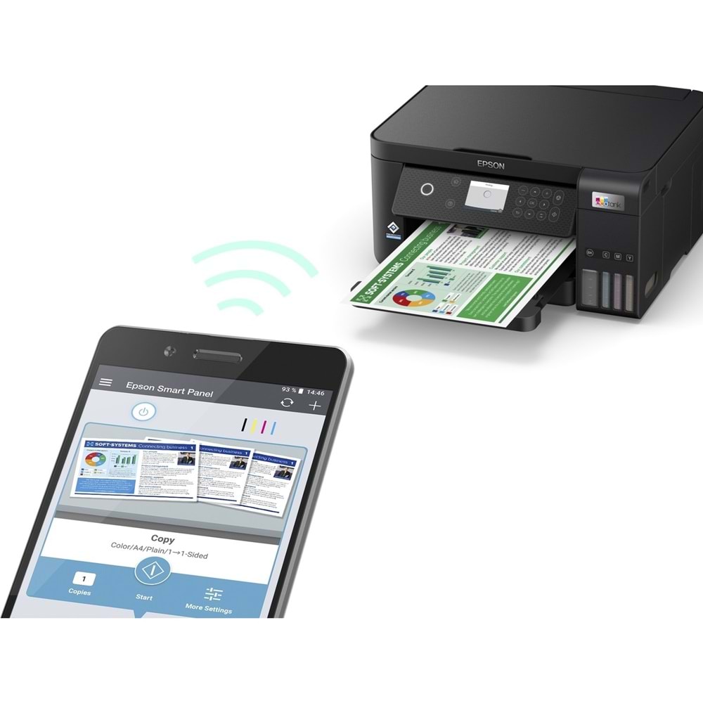 Epson Ecotank L6260 Tanklı Mürekkep Püskürtmeli Yazıcı Tarayıcı Fotokopi