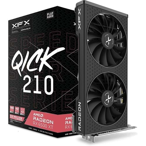 XFX RX-65XT4DBDQ RX 6500 XT 4GB 64Bit GDDR6 PCI 4.0 Ekran Kartı