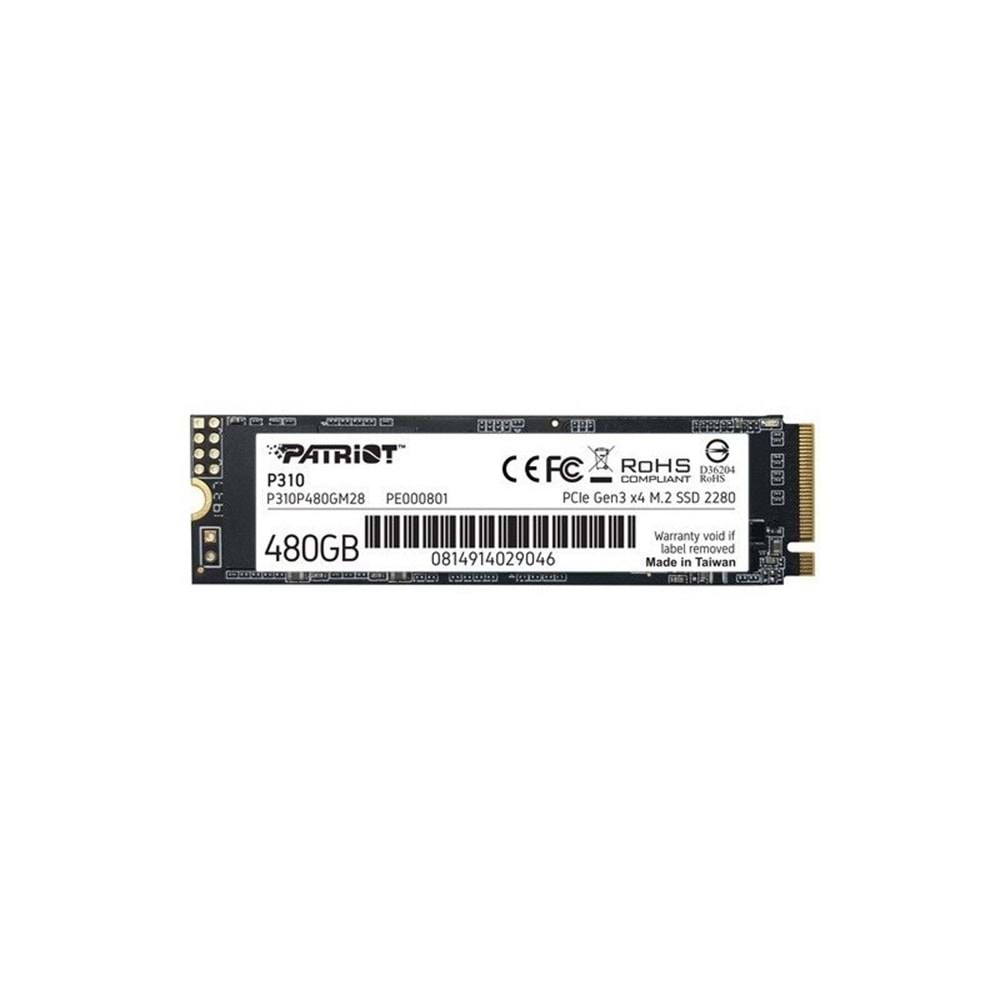 Patriot SSD 480GB P310 VPN100 M.2 2280 PCIE 1700/1500