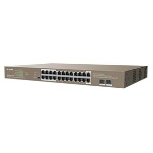 IP-COM G1126P-24-410W 24 Port Gigabit + 2X1GB SFP Uplink Rackmount 370W POE Switch