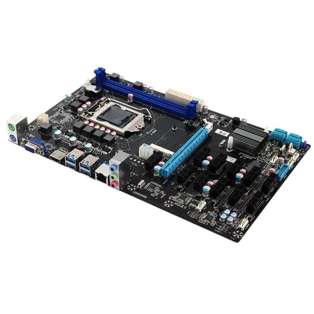 Esonic B250-BTC 2400MHZ DDR4 VGA 12X PCI-E 1151P (Bulk)