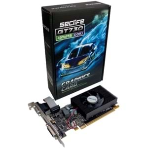 Seclife Geforce GT730 4GB DDR3 128B 1XVGA 1XHDMI 1XDVI Ekran Kartı