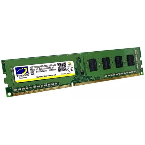 Twinmos 4 GB DDR3 1600 1.5V DT MDD34GB1600D RAM