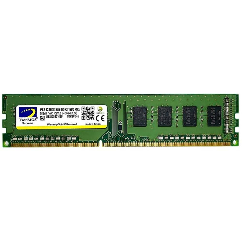 Twinmos 8 GB DDR3 1600 1.5 DT MDD38GB1600D RAM