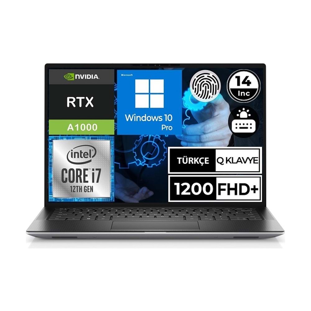 Dell WS XCTOP5470EMEA_VP-1 M5470 I7-12800H 32GB 512SSD 4GB A1000 14 W10PRO