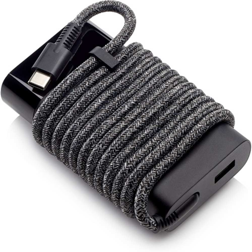 HP 65 W USB-C İnce Seyahat Bilgisayar Güç Adaptör 3PN48AA
