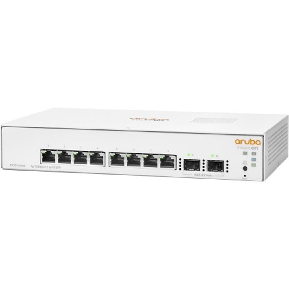 HPE HPE INSTANT ON JL680A 8 Port Gigabit+2X1GB SFP Uplink L2+ Yönetilebilir Switch