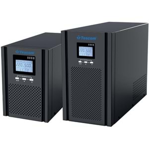 Tescom Teos+ 10KVA 1F/1F (16X9AH) 5/10DK LCD Online UPS