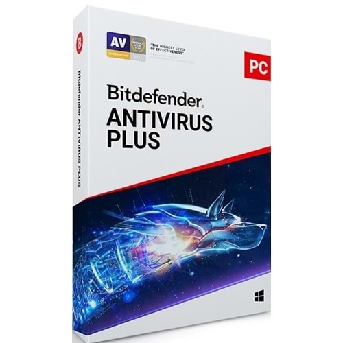 Bitdefender Antivirüs Plus 3 Kullanıcı 1 Yıl Kutu