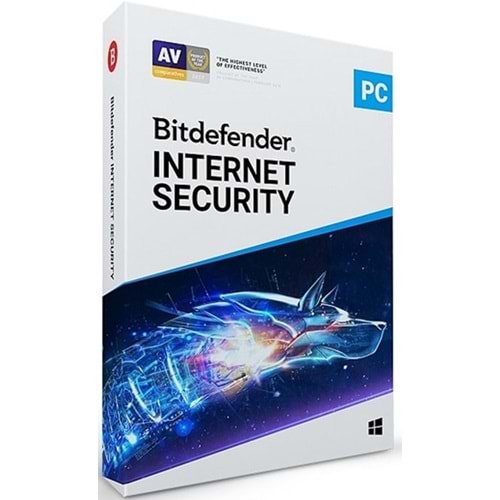 Bitdefender Internet Security 3 Kullanıcı 1 Yıl Kutu