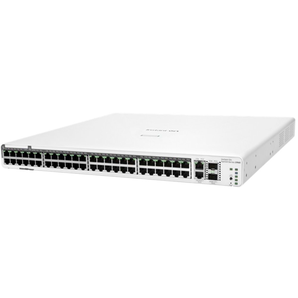 HPE INSTANT ON JL808A 48 Port Gigabit + 2X10GBSFP /2X10GB RJ45 Uplink Yönetilebilir Rackmount Switch