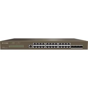IP-COM G5328F 24 Port Gigabit + 4X1GB SFP Uplink L3 Yönetilebilir Rackmount Switch