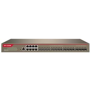 IP-COM G5324-16F 16 Port SFP + 8 Port Gigabit L3 Yönetilebilir Rackmount OMURGA Switch