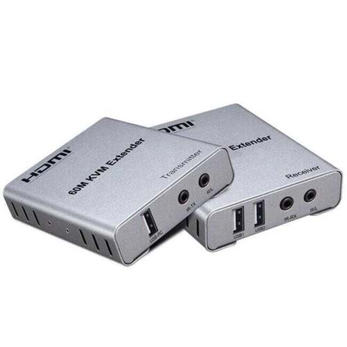 Sensei 60 Metre 1080P CAT6 KWM Extender (HDMI+USB+IR)