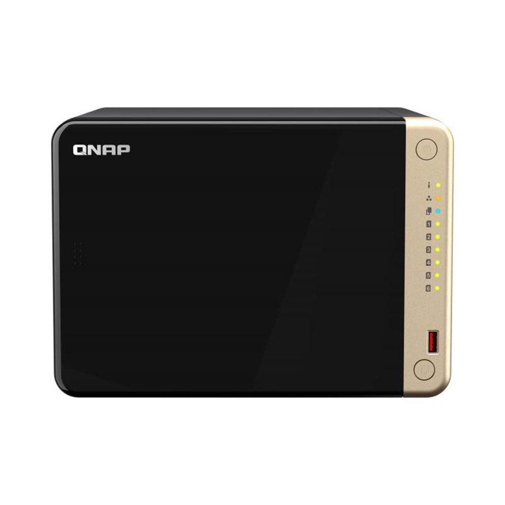 Qnap TS-664-4GB RAM 6 HSS Yuvalı Tower NAS