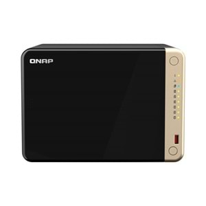 Qnap TS-664-4GB RAM 6 HSS Yuvalı Tower NAS