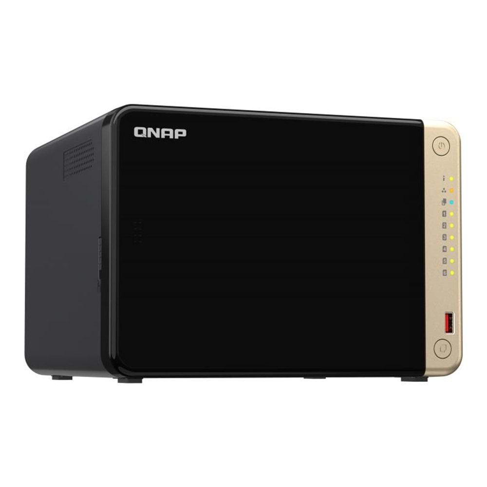 Qnap TS-664-4GB RAM 6 HSS Yuvalı Tower NAS
