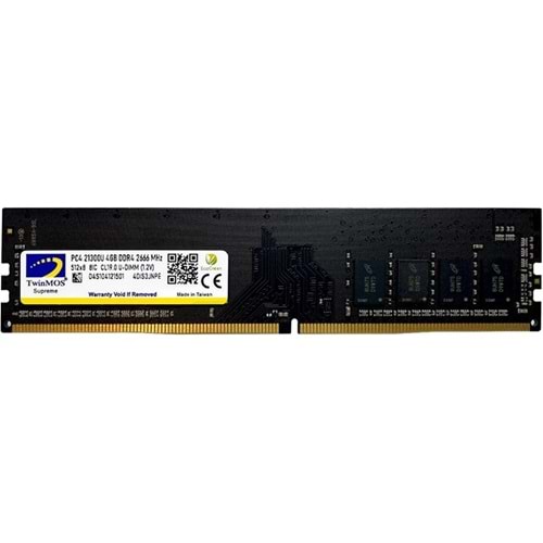 Twinmos 4 GB DDR4 2666 1.2V CL19 DT MDD44GB2666D RAM