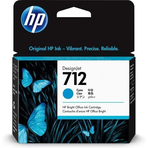 HP No 712 Mavi Kartuş 29ML 3ED67A