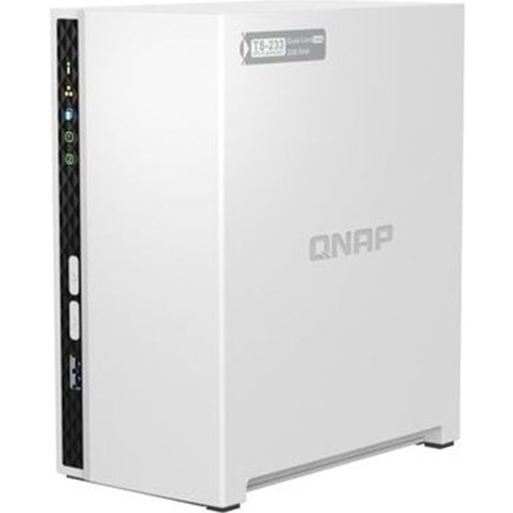 Qnap TS-233-2GB 2 Yuvalı NAS Depolama Ünitesi