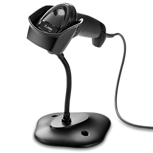 Zebra SYMBOL DS2208 2D Kablolu USB Barkod Okuyucu + Stand