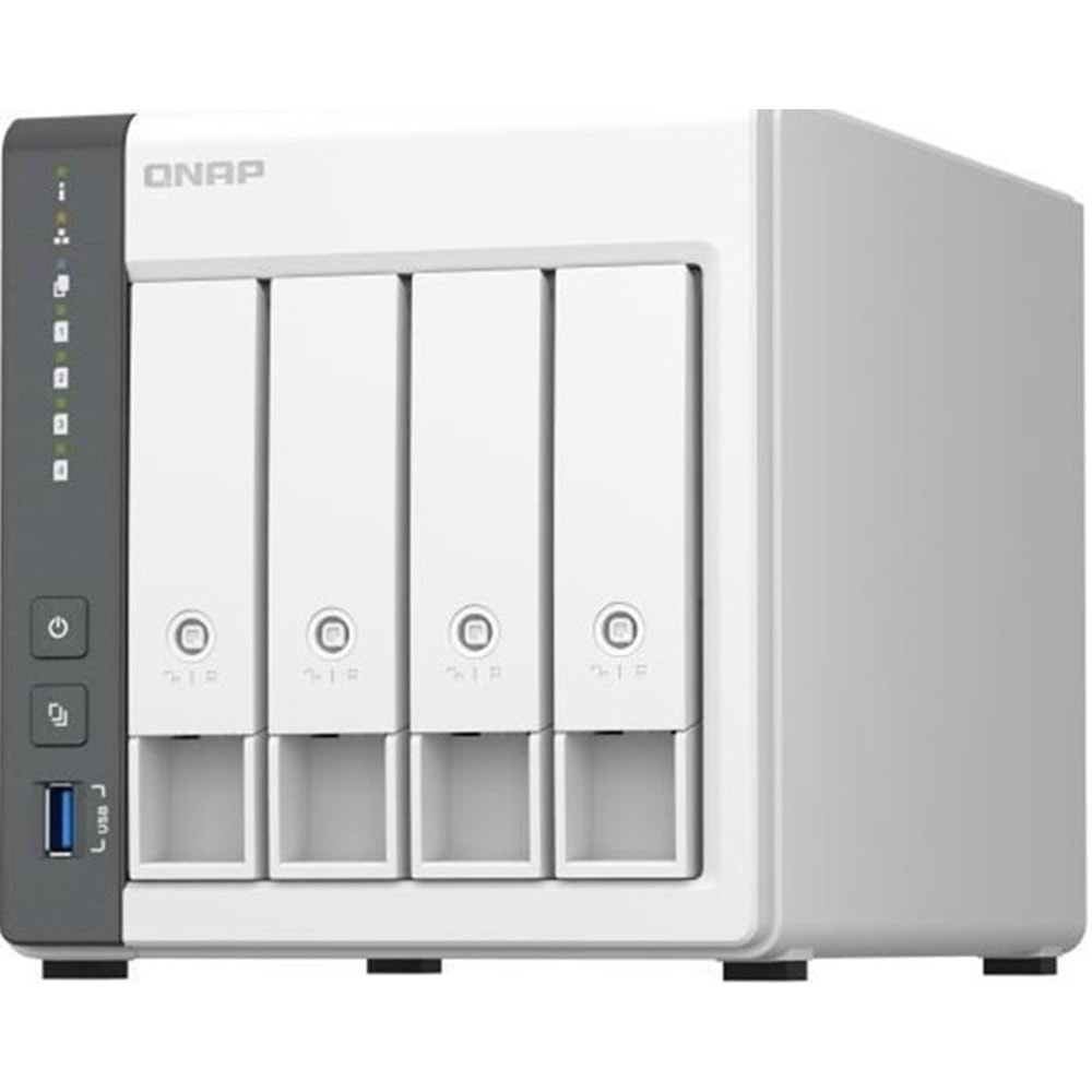 Qnap TS-433-4GB RAM 4 HDD Yuvalı Tower NAS
